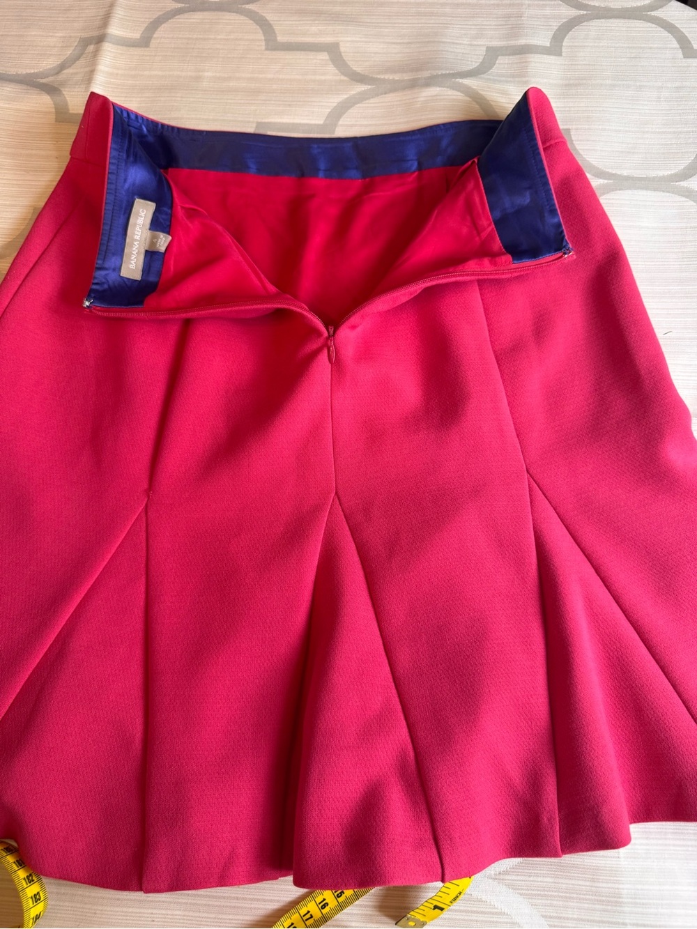 Banana Republic Bright Fuchsia Circle Skirt - Picture 7 of 7